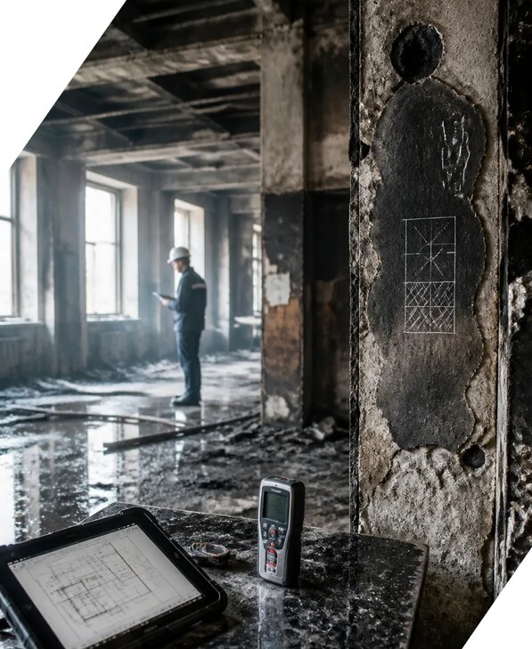 Обследование зданий после пожара в Уссурийске от 15465 р. | ЭкспертизаРоссия