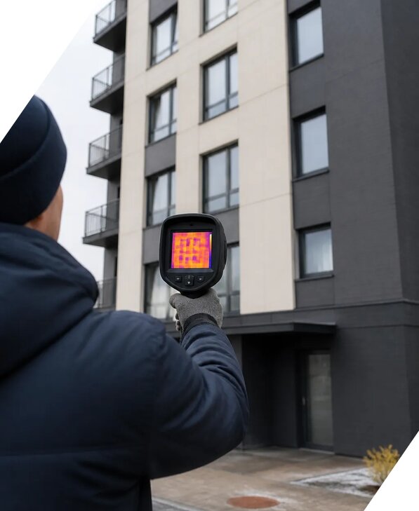 Тепловизионное обследование зданий в Уссурийске от 5155 р. | ЭкспертизаРоссия