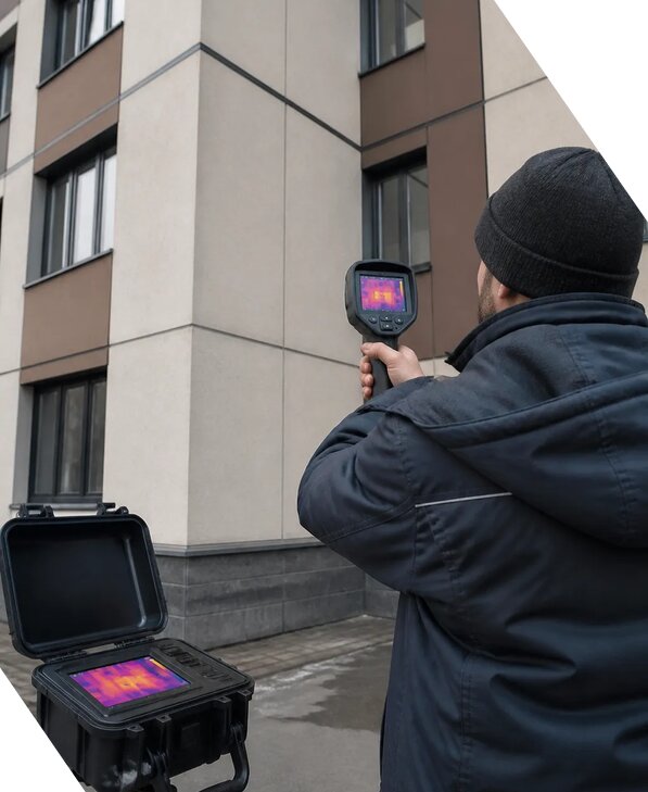 Тепловизионное обследование зданий и сооружений в Уссурийске